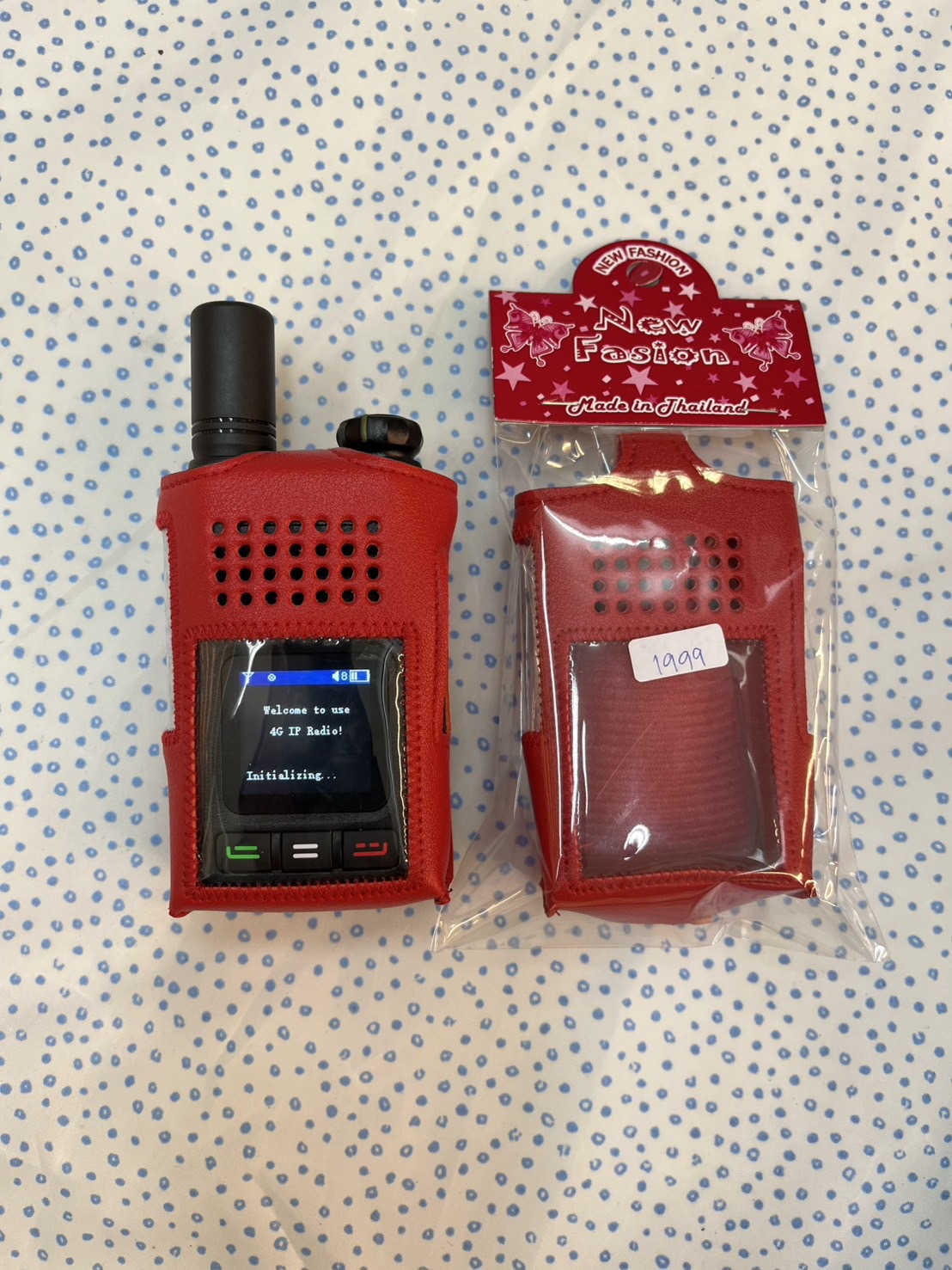 ซองหนังวิทยุสื่อสาร iTALK 1999 - แดง - ซองหนัง ITALK