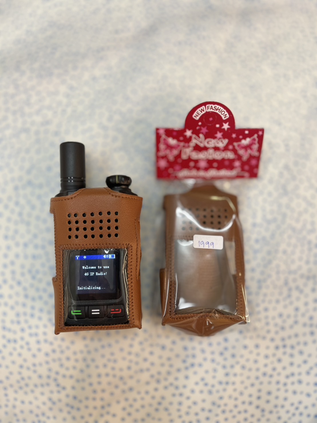 ซองหนังวิทยุสื่อสาร iTALK 1999 - น้ำตาล - ซองหนัง ITALK