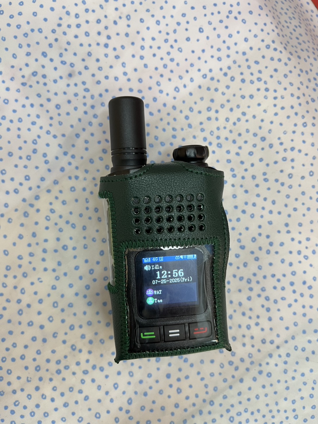 ซองหนังวิทยุสื่อสาร iTALK 2499 - เขียวเข้ม - ซองหนัง ITALK