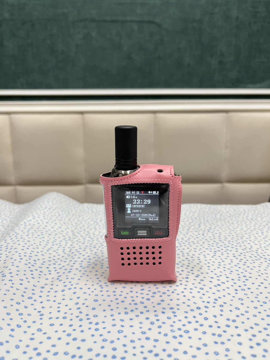 ซองหนังวิทยุสื่อสาร iTALK 2499 - ชมพู - ซองหนัง ITALK