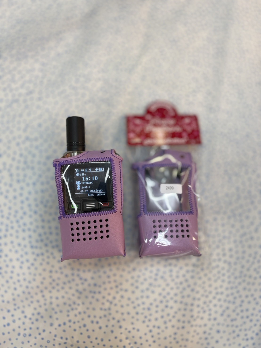 ซองหนังวิทยุสื่อสาร iTALK 2499 - ม่วง - ซองหนัง ITALK