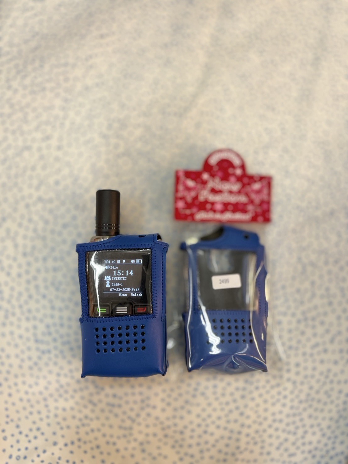 ซองหนังวิทยุสื่อสาร iTALK 2499 - น้ำเงิน - ซองหนัง ITALK