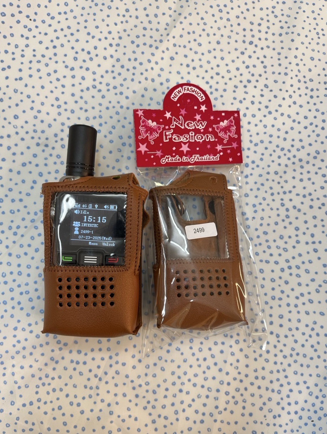 ซองหนังวิทยุสื่อสาร iTALK 2499 - น้ำตาล - ซองหนัง ITALK